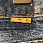 Women MOTHER Superior High Waisted Rider Skimp Jeans Wash Playing With Scissors Blue Size 28 Photo 6