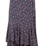 Apiece Apart  Rosita Wrap Skirt in Navy Night Floral Size 2 Photo 0