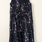 NWT Harkel Stars Party Women's Dress Black Shiny Cocktail Vintage Retro Mod 10 Photo 6