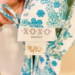 XOXO Vintage Y2K dresses white & blue linen floral dress Photo 8