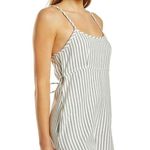 Billabong ⚓️ Oh Hey Romper Ivory & Blue Striped⚓️ ~medium Photo 1