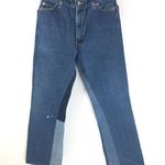 RE/DONE Levis 70s Loose Flare Indigo Patchwork 25 Photo 0
