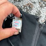 Vintage Jackie Bernard for Eklektik Long Sleeve Bow Dress Black White 14 Photo 4