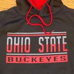Colosseum Ohio State University Sweatshirt Hoodie Buckeyes L Black Red Photo 1