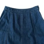 L.L.Bean Vintage , classic fit knee length denim skirt with pockets size 4 Photo 8