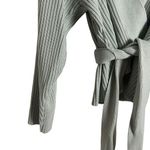 Marissa Webb Mint Green Blue Wool Ribbed Knit Cardigan Wrap Sweater Size Small Photo 8