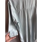 Frank & Eileen Sz Large Denim Rory Maxi Shirt Dress Seafoam Mineral Wash Photo 6