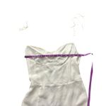 Reformation  Juliette Ivory Sweetheart Neckline Midi Dress High Slit Photo 6