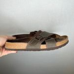 Birkenstock Siena Dark Brown Leather Strap Sandals EU 40 US 9-9.5 Photo 3