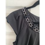 Chetta B  Womens 6 Black Dress Peplum Pencil Skirt Dress Event Gala Litlte Black Photo 1