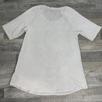 Soft Surroundings  Ivory Elbow Sleeve Sweater Tunic Lightweight B24 Photo 5