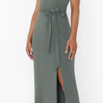 Show Me Your Mumu Deep Sage Paris Gown Photo 0