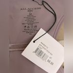 Bandier NWT  All Access Rib Front Row Flint Purple Sports Bra Size 3X Photo 2