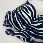 Carmen Marc Valvo NEW  Bikini Top Small Swim Sense Animal Zebra Underwire Wrap Photo 6