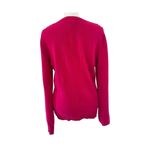 IZOD  Golf Pink Diamond Argyle V-Neck Y2K Preppy Sweater Women's Size Small Photo 2