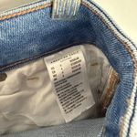 American Eagle  Stretch Destroyed Mom Jeans Distressed Ripped Size 4 EUC Photo 13