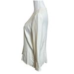Reformation  Ivory Virginia Top Long Necklace Sleeves Blouse Womens Size L Flawed Photo 3