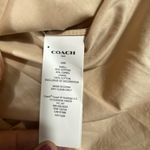 Coach  Apple‎ Print Dress Size 4 Peach Summer V-Neck Luxury Springtime Designer Photo 7