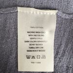 margaret o'leary Margaret O’Leary‎ Lightweight Cotton Cardigan Size Medium Navy EUC Photo 5