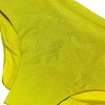 Agua Bendita Swim Bikini Bottom Yellow Shimmery Fabric Fully Lined Gold 3XL New Photo 2