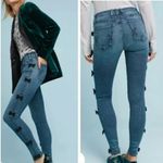 McGuire Denim Anthropologie Newton Mid Rise Bow Detail Skinny Ankle Jean… Photo 1