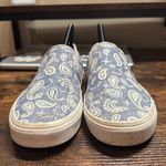 Vans  Blue and White Slip one Size 8.5 Photo 5