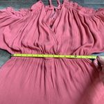 Topshop NWT Cold Shoulder Pink Ruffle Romper Photo 10