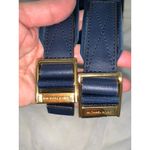 Michael Kors Michael Kors Navy Backpack with Gold Hardware and Logo Plaque Photo 5