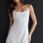 American Threads Valeria Velvet Sequin Mini Dress Photo 0