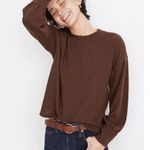 Madewell  Brown Crewneck Sweater Size XXS EUC!! Photo 0