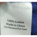 Coral Bay  Womens T-Shirt Top Blue Gold Pineapple Print Short Sleeve‎ Large Photo 3