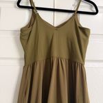 Athleta  Elation V Neck Hybrid Dress Olive Green Size Small Photo 8