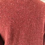 Columbia Red Wool Cotton Quarter Zip Sweater Photo 6