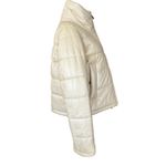 LTH JKT Cay Cropped Puffer Jacket in Pearl White Size Small White Photo 6