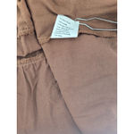 Pretty Garden Womens Brown Long Sleeve Tie Front Peplum Blouse Top XXL Size undefined Photo 4