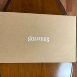 Soludos  Brown Suede Mule Sandal SIZE 9 Ines Heel Walnut Minimalist Chunky NEW Photo 9