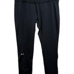 Under Armour Cold Gear Leggings Size L Black and Red Photo 0