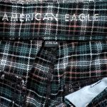 American Eagle Stretch Plaid Super High Rise Skinny Trouser 2 Women’s Black 3704 Photo 3