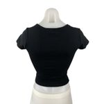 Princess Polly Women's Black Short Sleeve Crew Neck T Shirt Tee Crop Top Size 6 Photo 1