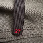 RtA Madrid Stretch Leather Skinny Pants Charcoal Gray Lambskin Zip Sz 27 Photo 12