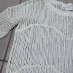 Vans ‎ Women Long Sleeve Knit Sweater White Small Photo 3
