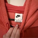 Nike  Mini Swoosh Oversized Plush Hoodie in Archaeo Pink Photo 10