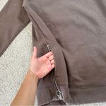 Athleta  Cozy Karma Side Zip Funnel Neck in Coffee House Size ST Photo 13