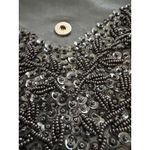 Vintage Mademoiselle Handmade Beaded Black Evening Bag Hong Kong Purse Photo 10