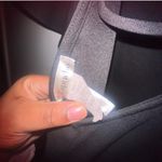 Chic Black Ruffle Sleeve Mini Dress Size L Photo 2