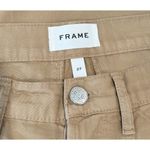 Frame  Women Pants Khaki Utility Baggy Relaxed Fit Straight Leg High Rise Size 27 Photo 2