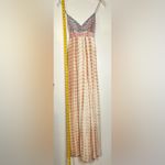 Flying Tomato  Embroidered Bodice With Tan Tie‎ Dye Body Maxi Dress Size Small Photo 2