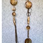 Deborah Gaspar Gemstone Necklace Brown Photo 3