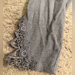 Torrid Grey Signature Waist Crochet Detail Crop Legging - size 1 Photo 2