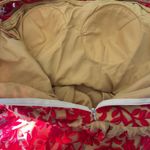 Vintage Handmade Red Embroidered Mesh Gown – Custom One of a Kind Size M Photo 8